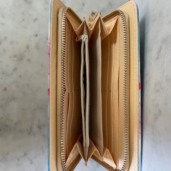 SIMPLY SOUTHERN "ohh snap" Wishbone Marble Blue Pink Purple Print Long W… - Picture 5 of 15